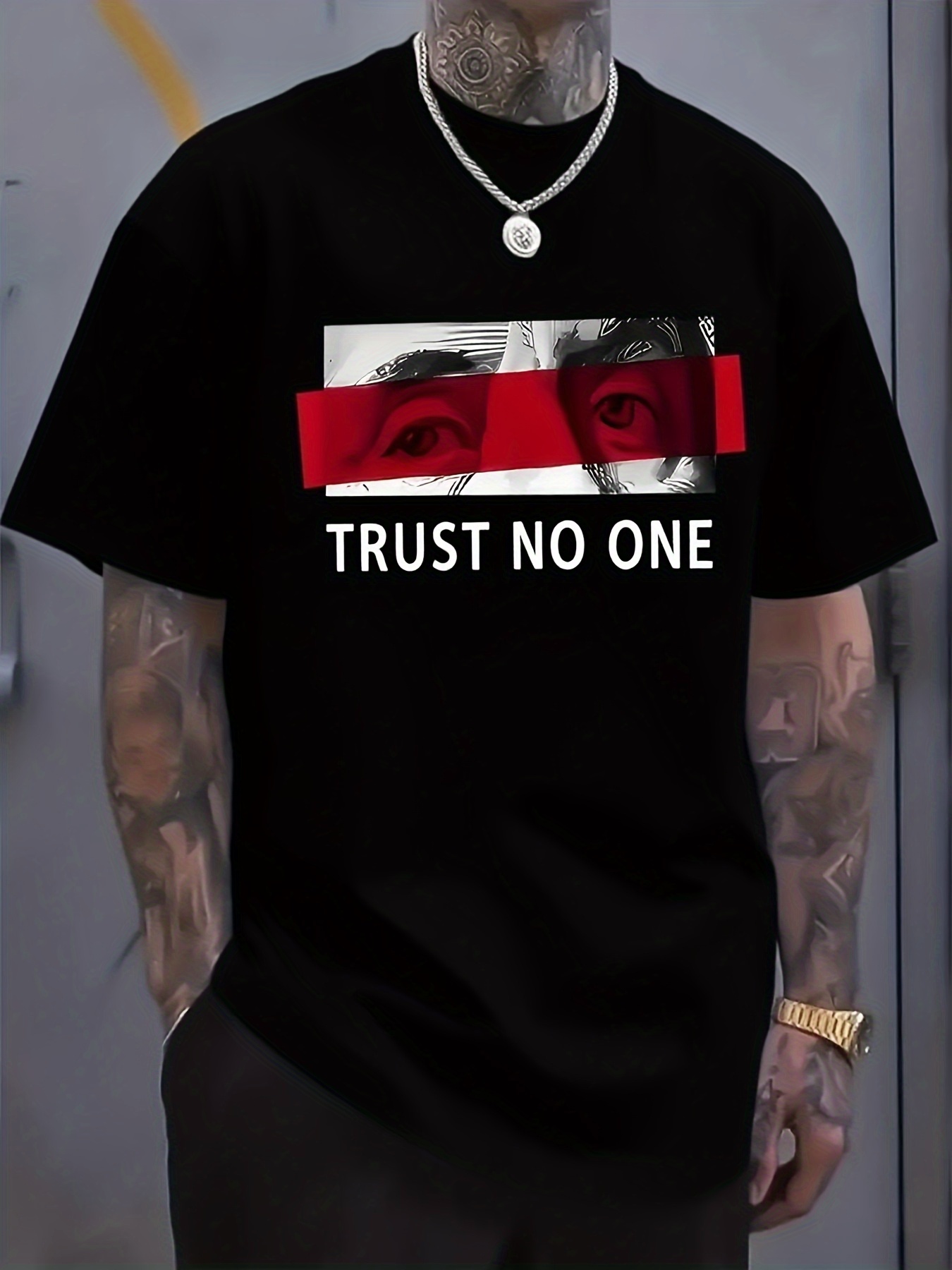 Camiseta masculina estampada,  - Mens Fashion Combination avaliação e preço