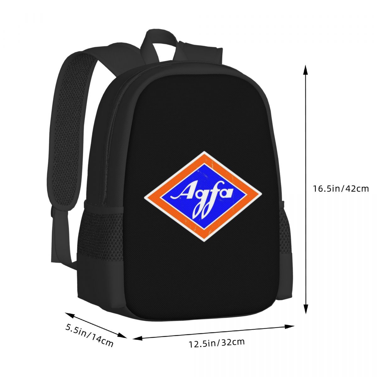 Mochila escolar retrô com logo - Men'S Fashion 1960S avaliação e preço