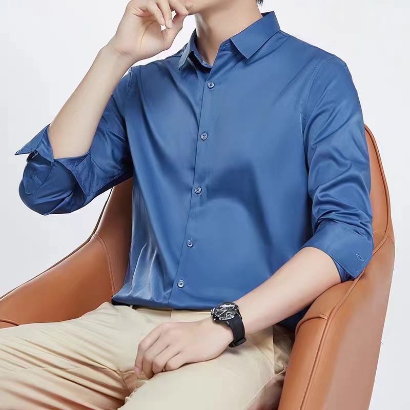 Camisa de negócios masculina m - Dress Shirt Non-Iron avaliação e preço