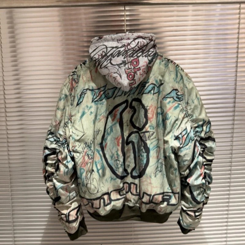 Jaqueta Bomber com Capuz 26 SS - Bomber Jacket Men avaliação e preço