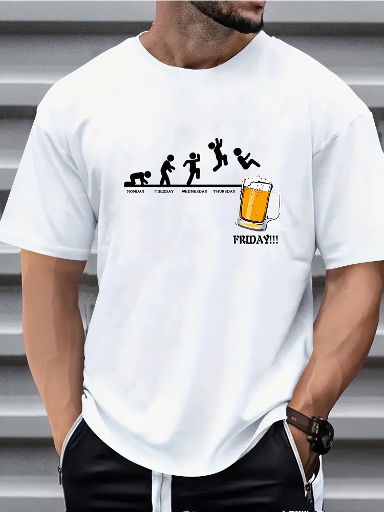 Camiseta Masculina de Verão co - Men'S Fashion Evolution avaliação e preço