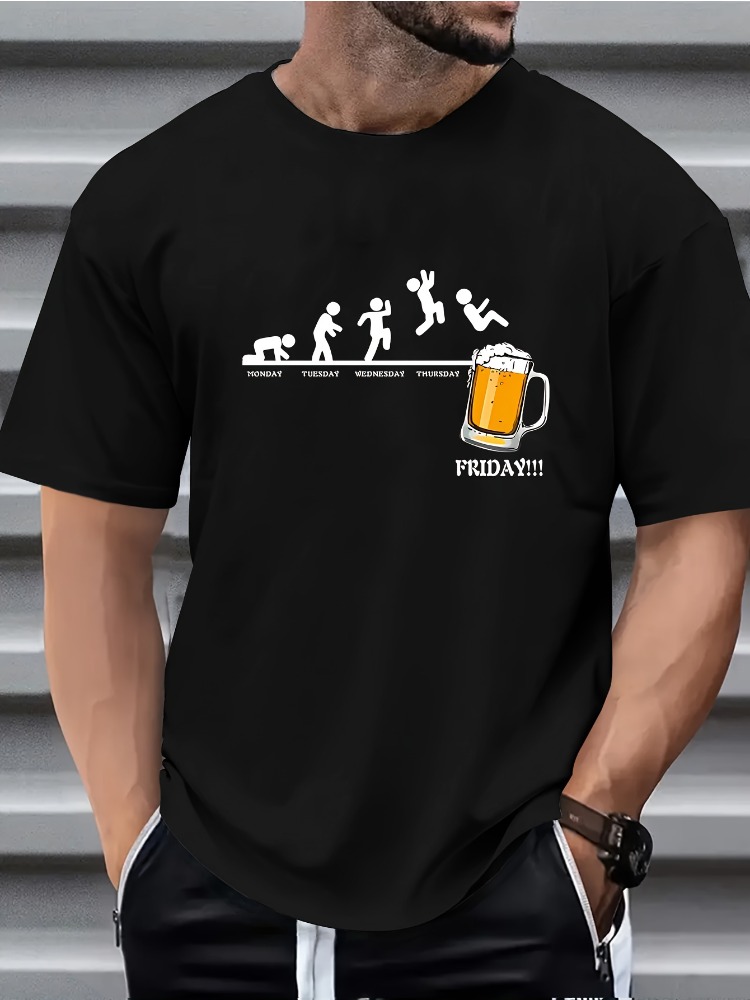 Camiseta Masculina de Verão co - Men'S Fashion Evolution avaliação e preço