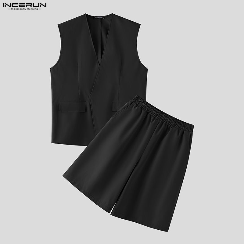Conjuntos Masculinos INCERUN:  - Mens Fashion Streetwear avaliação e preço
