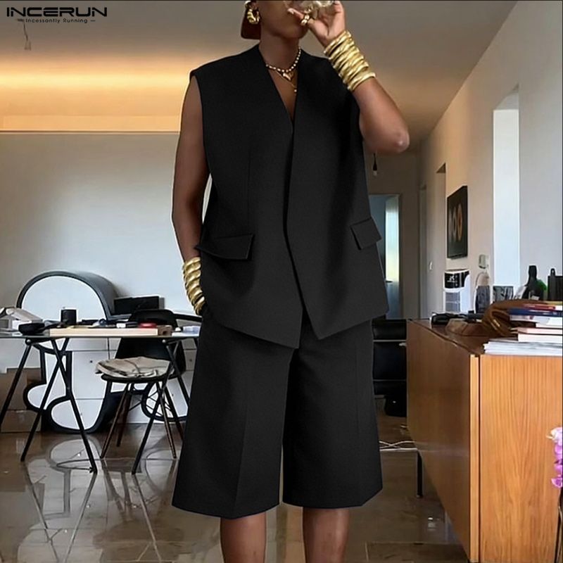 Conjuntos Masculinos INCERUN:  - Mens Fashion Streetwear avaliação e preço