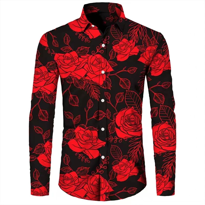 Camisas Masculinas de Manga Lo - Mens Fashion Top avaliação e preço
