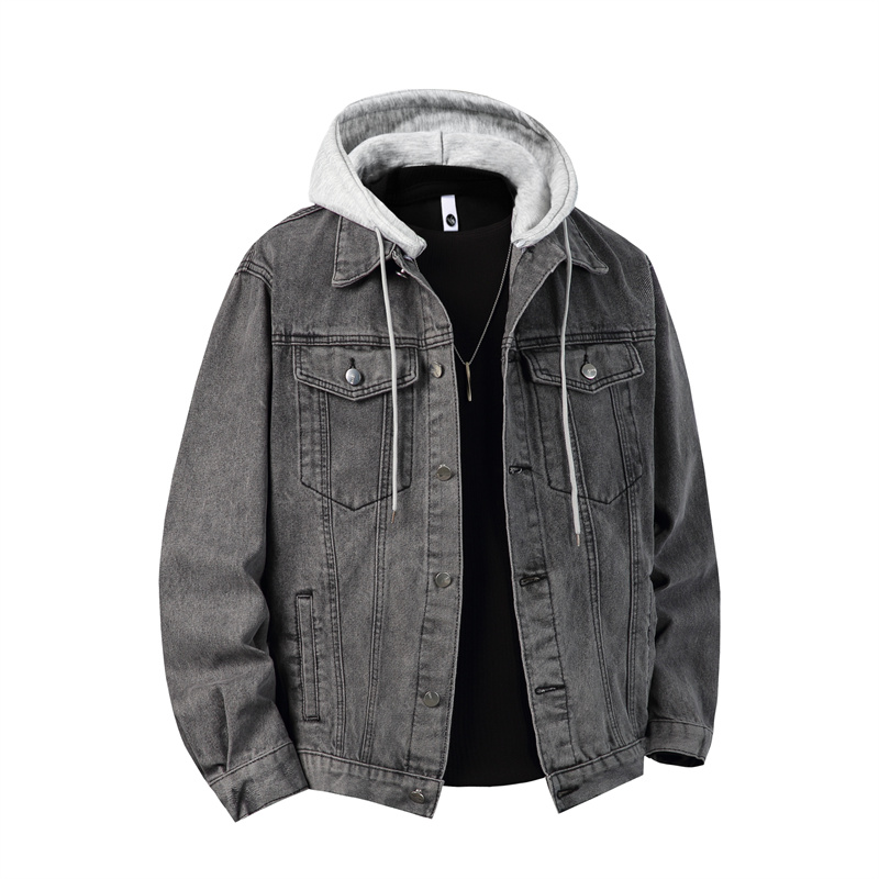 Homens com capuz jaqueta jeans - Bomber Jacket Men avaliação e preço