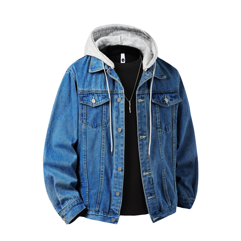 Homens com capuz jaqueta jeans - Bomber Jacket Men avaliação e preço